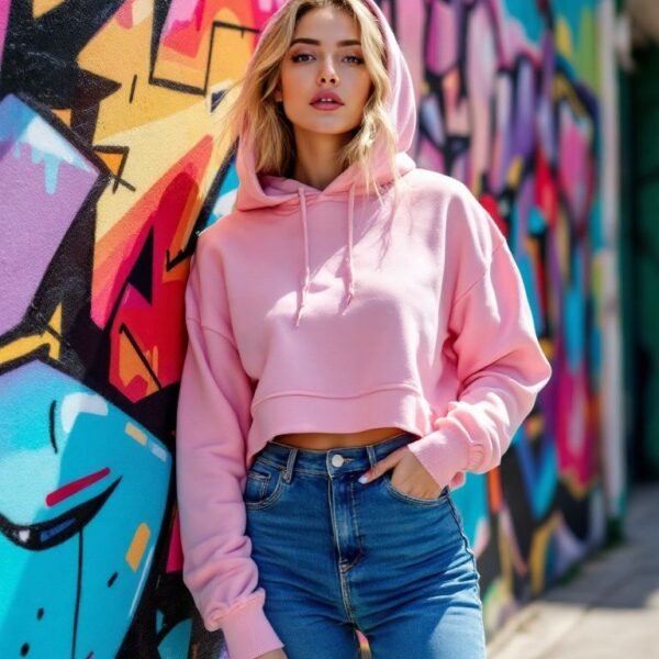 Women's Snow Soft Crop Hoodies