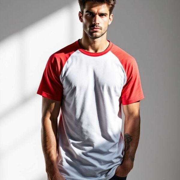 Men's Basics Raglan Half Sleeve T-Shirts